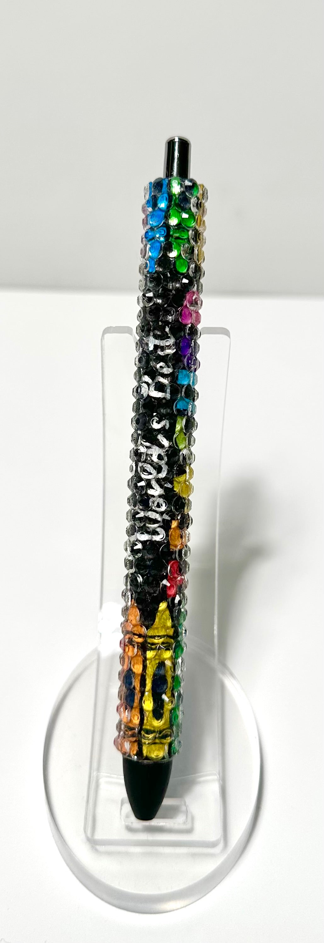 Worlds Best Teacher Rhinestone Pen