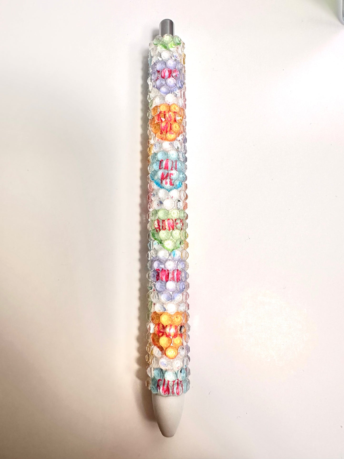 Conversation Heart Rhinestone Pen