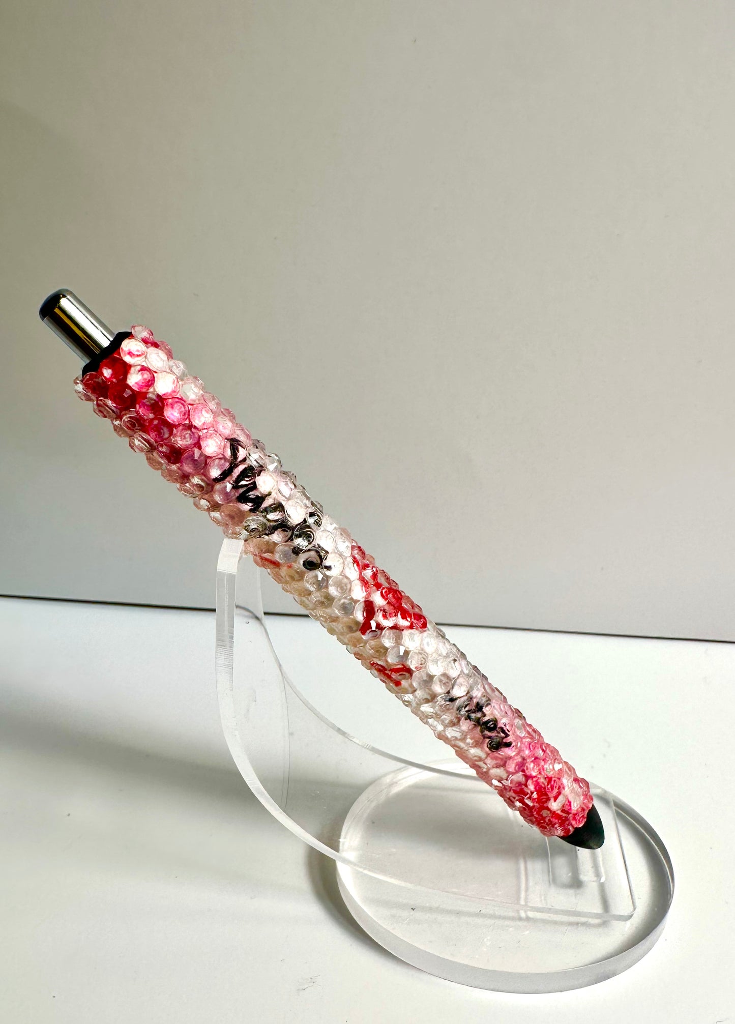 Thick thighs valentine vibes rhinestone pen