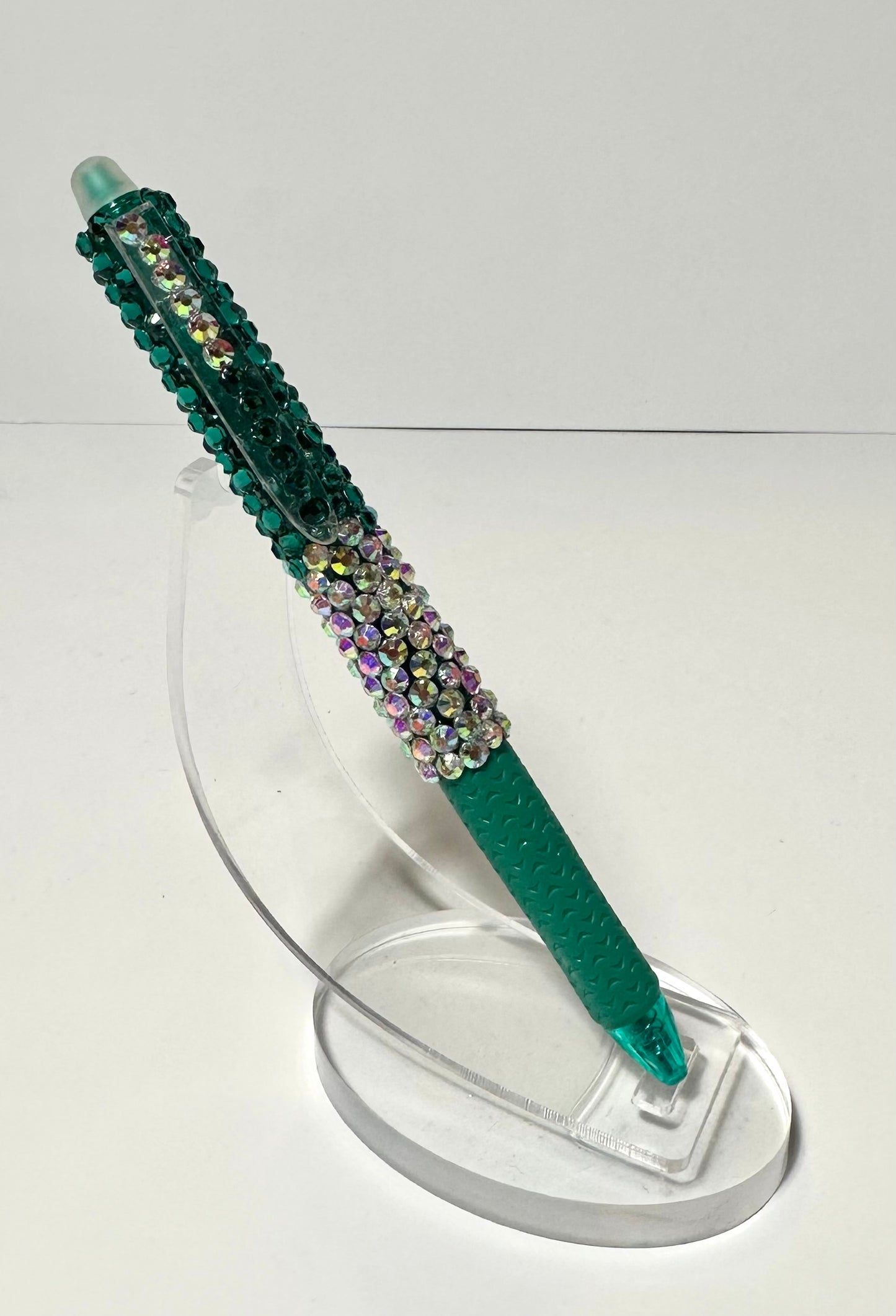 Clickable erasable frosted(Rhinestoned)pens.