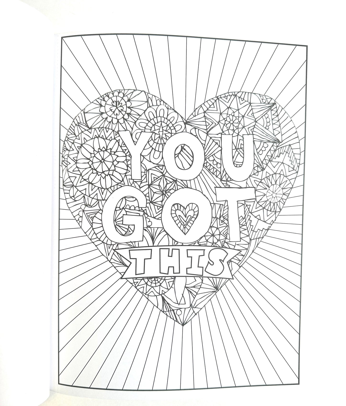 💕live💕love💕laugh adult coloring book