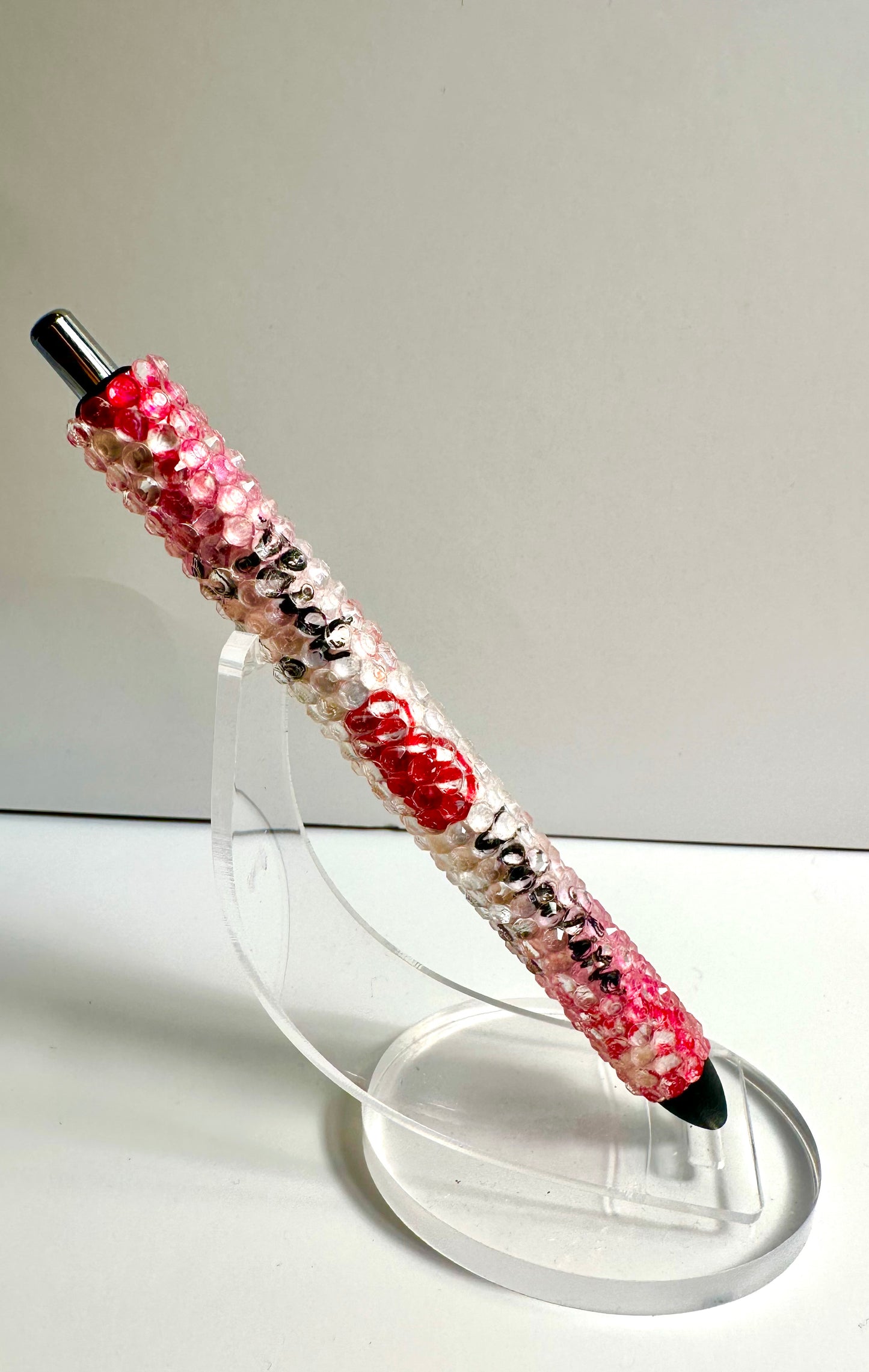 Thick thighs valentine vibes rhinestone pen