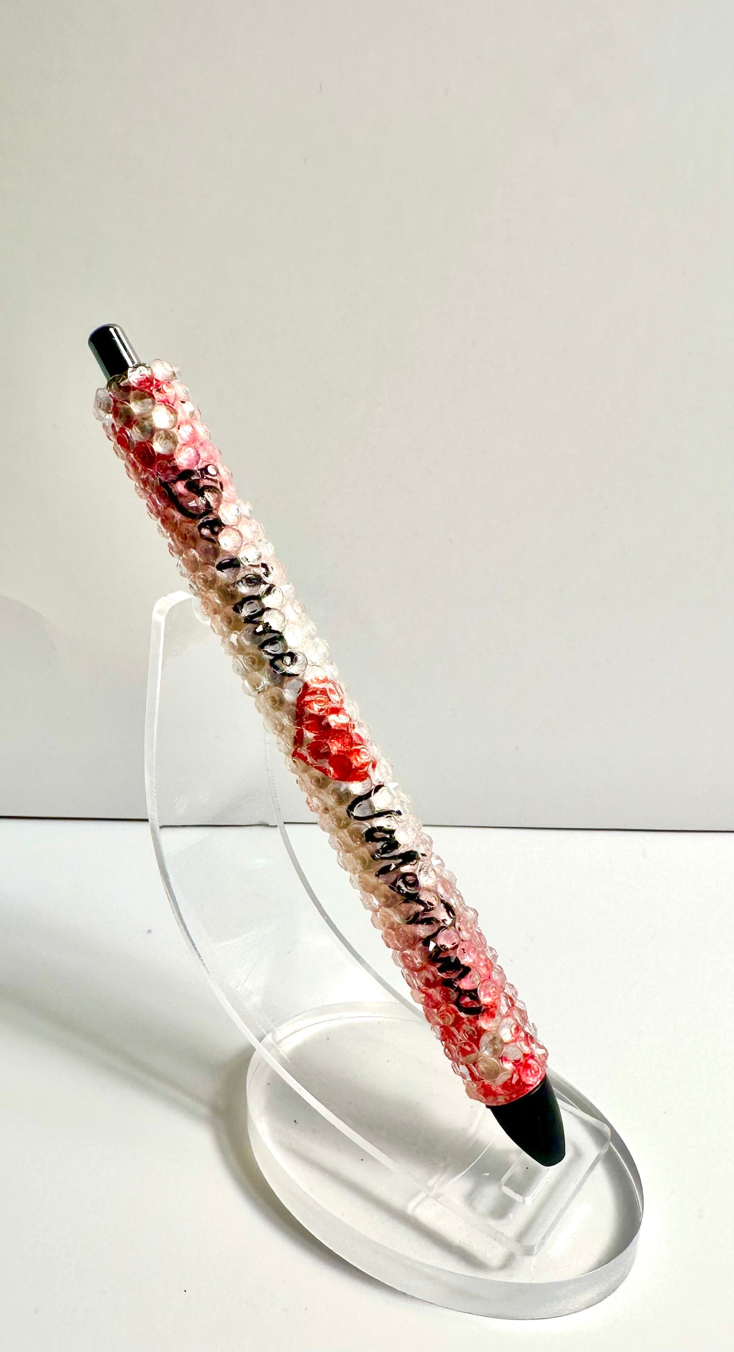 Be mine Valentines rhinestone pen.