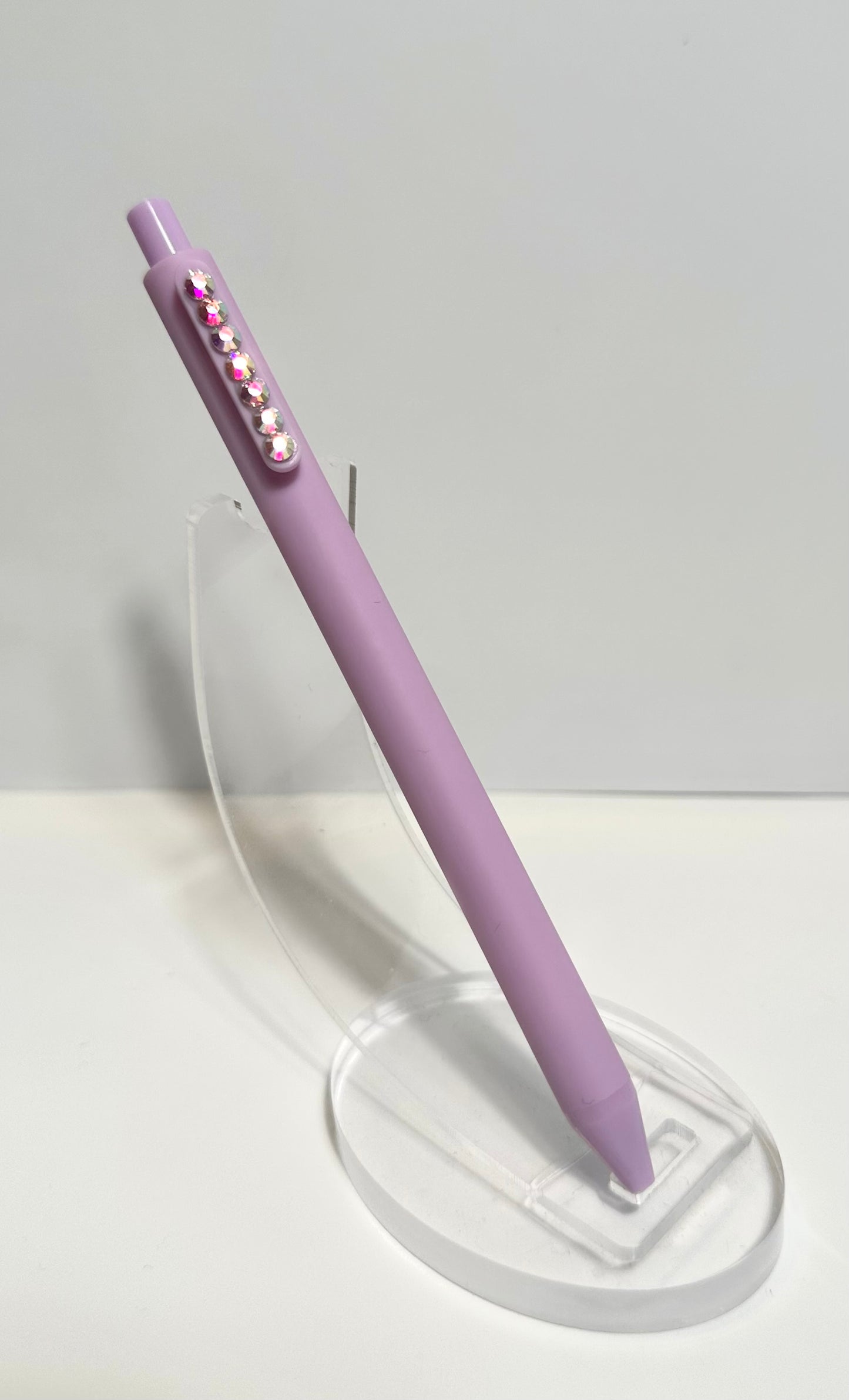 Rhinestoned colored gel, pens, set of six