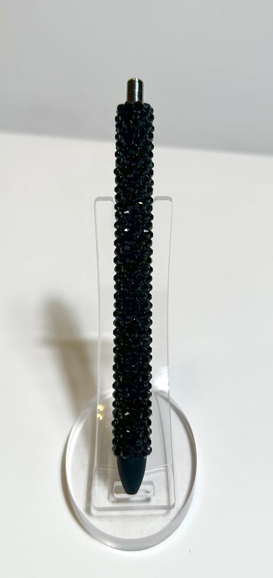 Black Rhinestone Pen