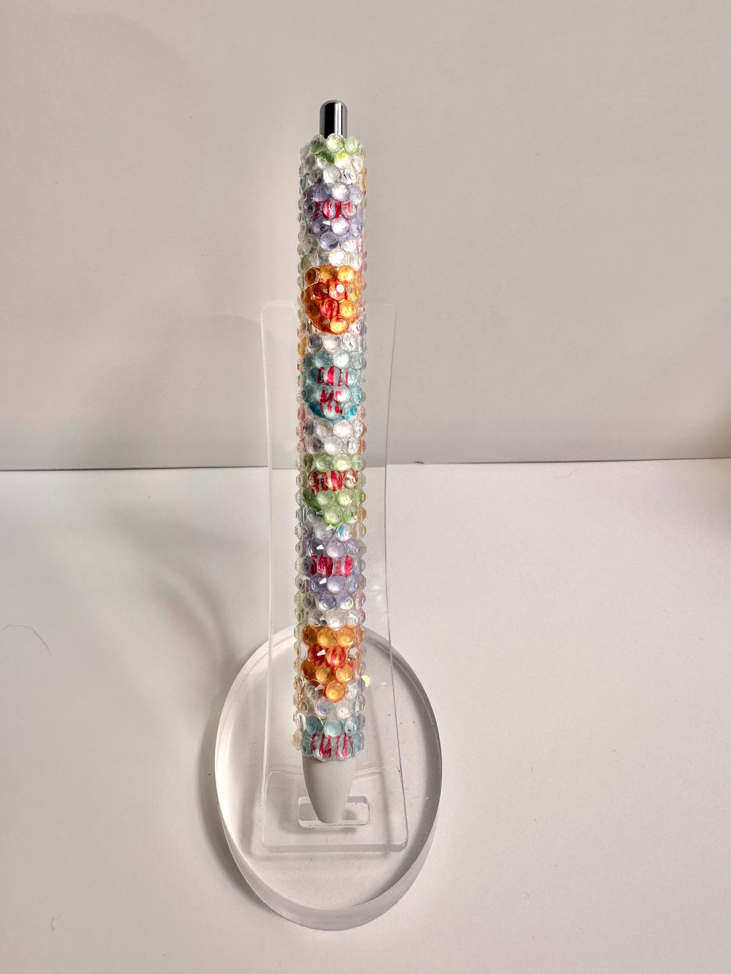 Conversation Heart Rhinestone Pen